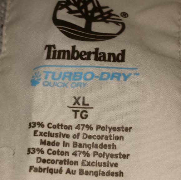 Timberland Turbo Dry Fishing Shirt 54"WX31 Cotton/Polyester Blend Good Shape - Picture 3 of 6